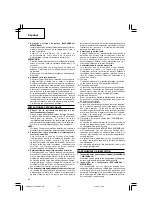 Preview for 64 page of Hitachi Koki WH 14DBAL2 Handling Instructions Manual