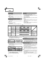 Предварительный просмотр 60 страницы Hitachi Koki WH 14DBDL Handing Instructions