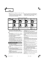 Предварительный просмотр 62 страницы Hitachi Koki WH 14DBDL Handing Instructions