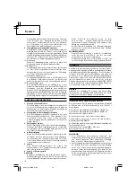 Предварительный просмотр 20 страницы Hitachi Koki WH 14DCAL Handling Instructions Manual