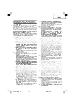 Предварительный просмотр 29 страницы Hitachi Koki WH 14DCAL Handling Instructions Manual