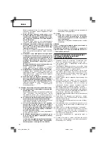 Предварительный просмотр 30 страницы Hitachi Koki WH 14DCAL Handling Instructions Manual