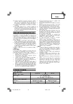 Предварительный просмотр 31 страницы Hitachi Koki WH 14DCAL Handling Instructions Manual