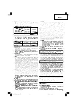 Предварительный просмотр 33 страницы Hitachi Koki WH 14DCAL Handling Instructions Manual