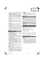 Предварительный просмотр 35 страницы Hitachi Koki WH 14DCAL Handling Instructions Manual