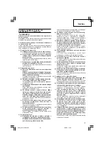 Предварительный просмотр 43 страницы Hitachi Koki WH 14DCAL Handling Instructions Manual