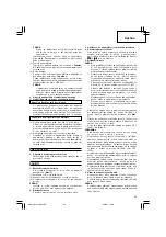 Предварительный просмотр 47 страницы Hitachi Koki WH 14DCAL Handling Instructions Manual