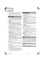 Предварительный просмотр 48 страницы Hitachi Koki WH 14DCAL Handling Instructions Manual