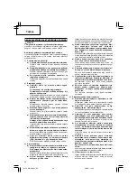 Предварительный просмотр 50 страницы Hitachi Koki WH 14DCAL Handling Instructions Manual