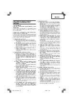 Предварительный просмотр 57 страницы Hitachi Koki WH 14DCAL Handling Instructions Manual