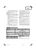 Предварительный просмотр 59 страницы Hitachi Koki WH 14DCAL Handling Instructions Manual