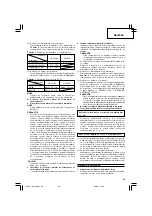 Предварительный просмотр 61 страницы Hitachi Koki WH 14DCAL Handling Instructions Manual