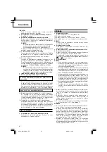 Предварительный просмотр 68 страницы Hitachi Koki WH 14DCAL Handling Instructions Manual