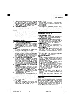 Предварительный просмотр 69 страницы Hitachi Koki WH 14DCAL Handling Instructions Manual