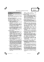 Preview for 15 page of Hitachi Koki WH 14DDL Handling Instructions Manual