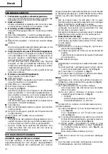 Предварительный просмотр 22 страницы Hitachi Koki wh 14dl Handling Instructions Manual