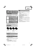 Предварительный просмотр 17 страницы Hitachi Koki WH 14DSAL Handling Instructions Manual