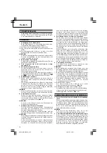 Предварительный просмотр 20 страницы Hitachi Koki WH 14DSAL Handling Instructions Manual