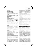 Предварительный просмотр 29 страницы Hitachi Koki WH 14DSAL Handling Instructions Manual