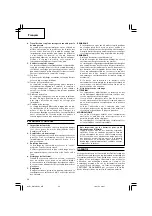 Предварительный просмотр 30 страницы Hitachi Koki WH 14DSAL Handling Instructions Manual