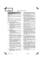 Предварительный просмотр 32 страницы Hitachi Koki WH 14DSAL Handling Instructions Manual