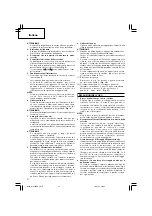 Предварительный просмотр 38 страницы Hitachi Koki WH 14DSAL Handling Instructions Manual