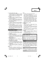 Предварительный просмотр 39 страницы Hitachi Koki WH 14DSAL Handling Instructions Manual