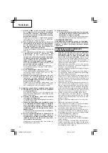 Предварительный просмотр 42 страницы Hitachi Koki WH 14DSAL Handling Instructions Manual