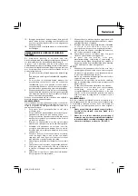 Предварительный просмотр 43 страницы Hitachi Koki WH 14DSAL Handling Instructions Manual