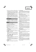 Предварительный просмотр 47 страницы Hitachi Koki WH 14DSAL Handling Instructions Manual