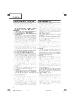 Предварительный просмотр 48 страницы Hitachi Koki WH 14DSAL Handling Instructions Manual