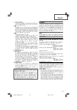 Предварительный просмотр 57 страницы Hitachi Koki WH 14DSAL Handling Instructions Manual