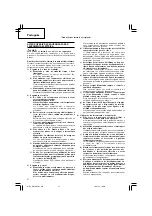 Предварительный просмотр 58 страницы Hitachi Koki WH 14DSAL Handling Instructions Manual