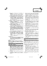 Предварительный просмотр 59 страницы Hitachi Koki WH 14DSAL Handling Instructions Manual