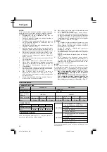 Предварительный просмотр 60 страницы Hitachi Koki WH 14DSAL Handling Instructions Manual