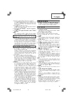 Предварительный просмотр 63 страницы Hitachi Koki WH 14DSAL Handling Instructions Manual