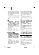 Предварительный просмотр 64 страницы Hitachi Koki WH 14DSAL Handling Instructions Manual