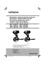 Preview for 1 page of Hitachi Koki WH 14DSDL Handling Instructions Manual