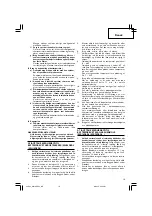 Preview for 17 page of Hitachi Koki WH 14DSDL Handling Instructions Manual