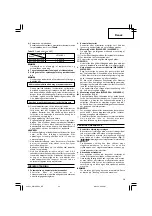 Preview for 21 page of Hitachi Koki WH 14DSDL Handling Instructions Manual