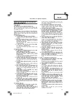 Preview for 25 page of Hitachi Koki WH 14DSDL Handling Instructions Manual