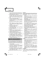 Preview for 36 page of Hitachi Koki WH 14DSDL Handling Instructions Manual