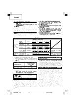 Preview for 38 page of Hitachi Koki WH 14DSDL Handling Instructions Manual