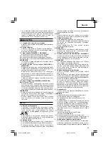 Preview for 39 page of Hitachi Koki WH 14DSDL Handling Instructions Manual