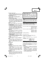 Preview for 41 page of Hitachi Koki WH 14DSDL Handling Instructions Manual