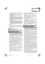 Preview for 43 page of Hitachi Koki WH 14DSDL Handling Instructions Manual