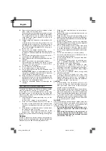 Preview for 44 page of Hitachi Koki WH 14DSDL Handling Instructions Manual