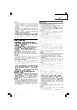 Preview for 47 page of Hitachi Koki WH 14DSDL Handling Instructions Manual