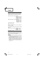 Preview for 50 page of Hitachi Koki WH 14DSDL Handling Instructions Manual