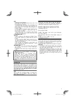 Preview for 9 page of Hitachi Koki WH 18DGL Handling Instructions Manual